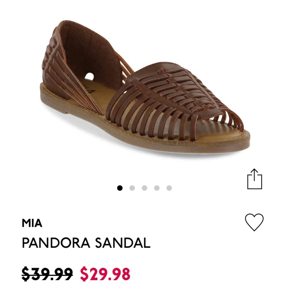 MIA PANDORA SANDAL BRAND NEW IN BOX